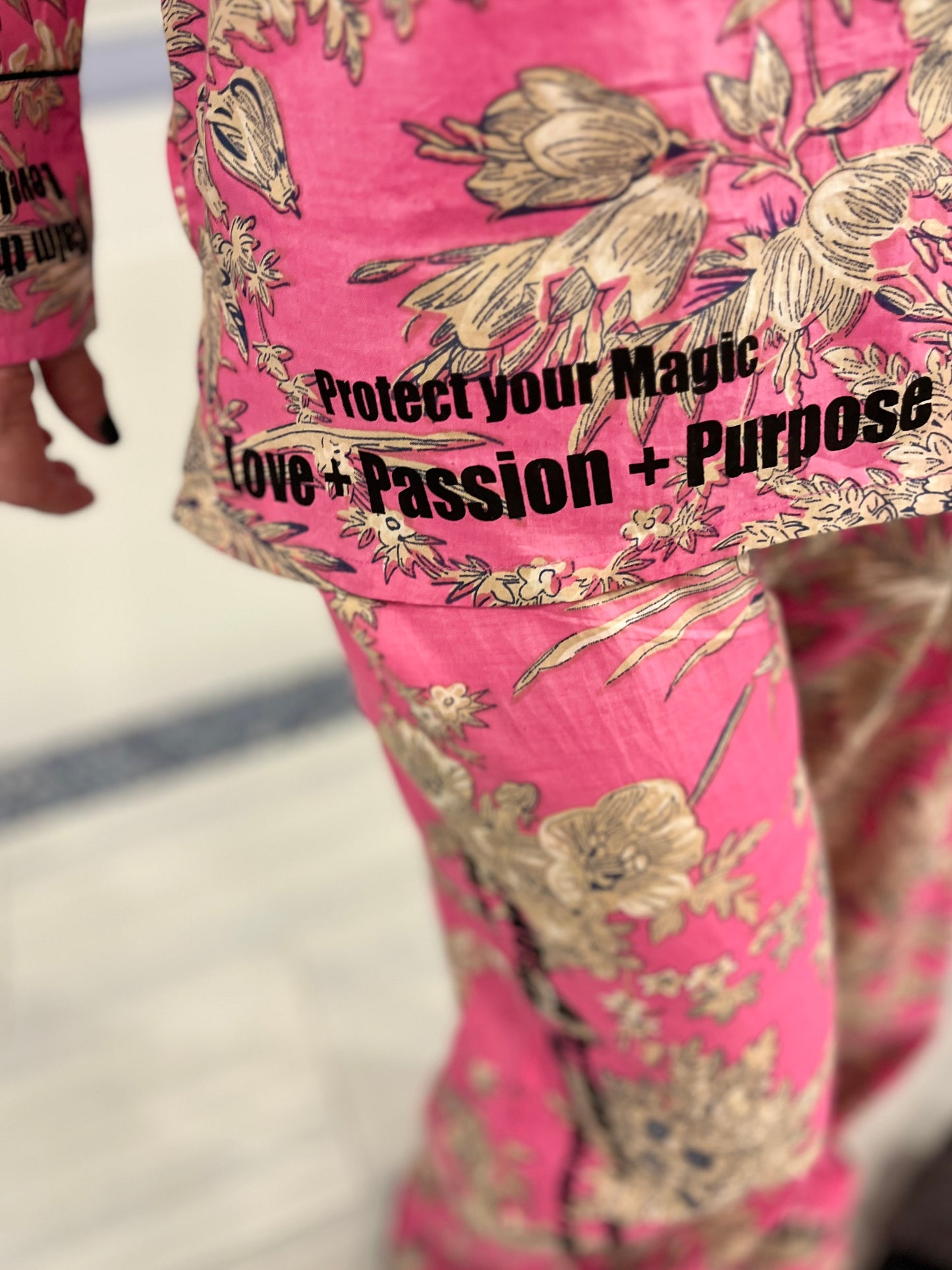 J + N Pajamas (Pink Menagerie)