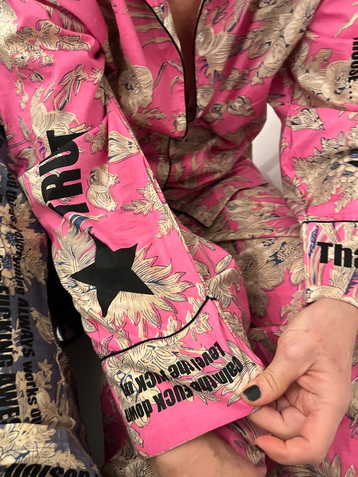 J + N Pajamas (Pink Menagerie)