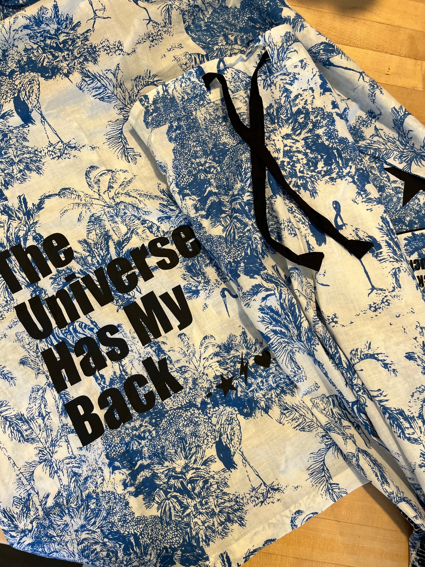 J + N Pajamas (Blue Stork)