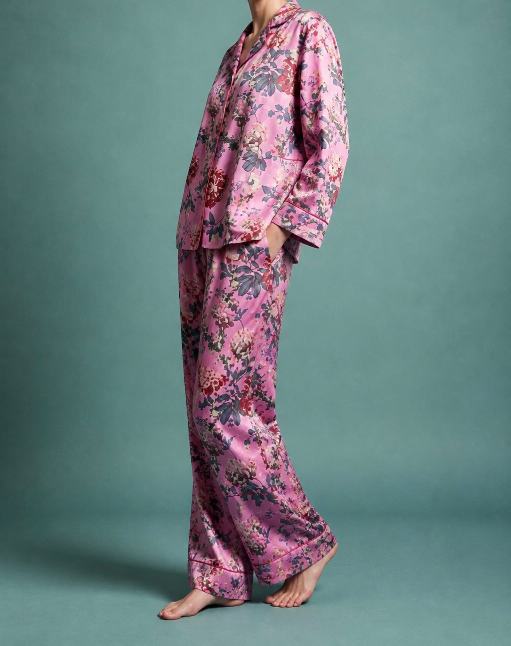 J + N Pajamas (Pink Garden)