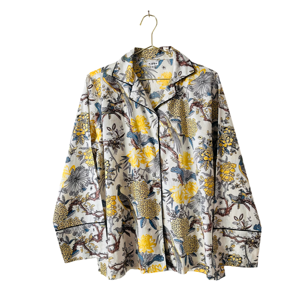 J + N Pajamas (Yellow Blue Bird)