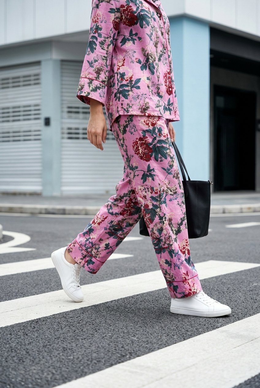 J + N Pajamas (Pink Garden)